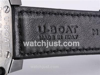 U-Boat Thousands of Feet Unitas 6497 Movement PVD Case with White Marking-Same Structure As ETA Version
