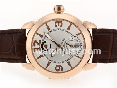 Ulysse Nardin Lelocle Suisse Automatic Rose Gold Case with White Dial