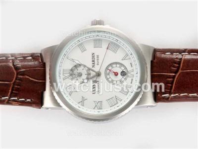 Ulysse Nardin Lelocle Suisse Automatic with White Dial-Roman Marking