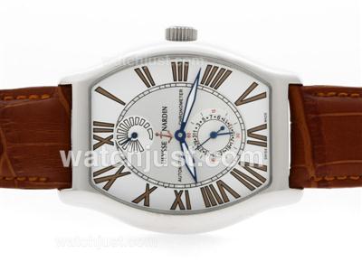 Ulysse Nardin Ludovico Automatic with White Dial-Roman Marking