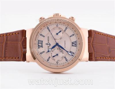 Ulysse Nardin Maxi Marine Automatic Rose Gold Case with Champagne Dial