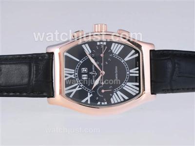 Ulysse Nardin Perpetual Ludovico Limited Edition Automatic Rose Gold Case with Black Dial