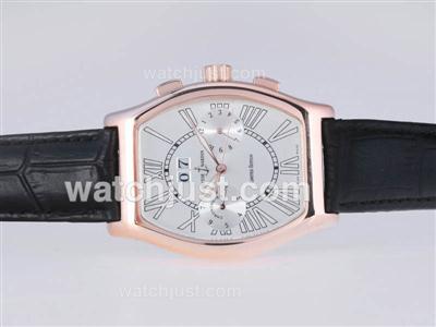 Ulysse Nardin Perpetual Ludovico Limited Edition Automatic Rose Gold Case with White Dial