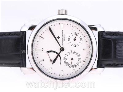 Vacheron Constantin Les Complications Automatic Working Power Reserve with White Dial