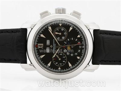 Vacheron Constantin Malte Perpetual Calendar Automatic with Black Dial-Sapphire Glass