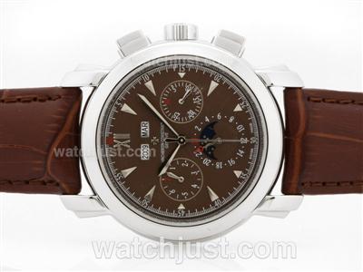 Vacheron Constantin Malte Perpetual Calendar Automatic with Brown Dial-Sapphire Glass