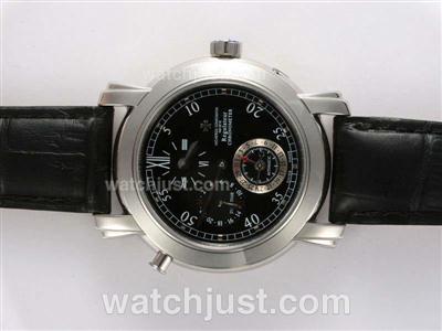 Vacheron Constantin Malte Regulator Dual Time Automatic with Black Dial