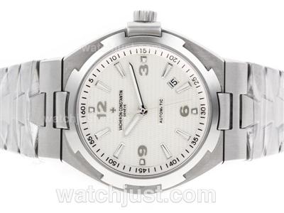 Vacheron Constantin Overseas Swiss ETA 2836 Movement with White Dial S/S-1:1 Version