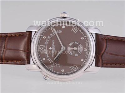 Vacheron Constantin Patrimony Day-Date Flyback With Brown Dial