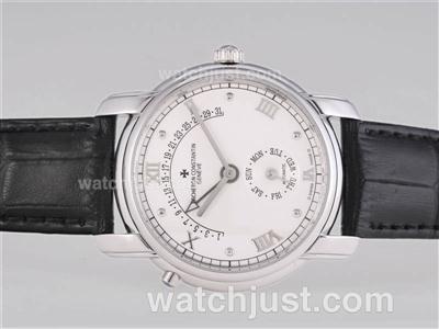 Vacheron Constantin Patrimony Day-Date Flyback With White Dial