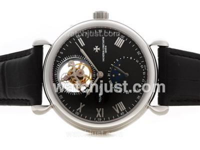 Vacheron Constantin Tourbillon Manual Winding with Black Dial