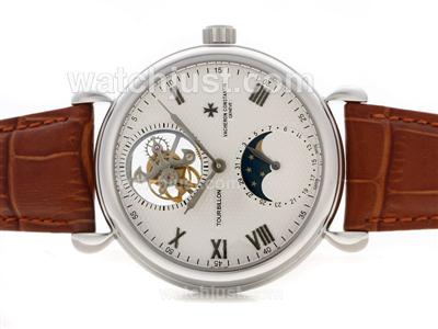 Vacheron Constantin Tourbillon Manual Winding with White Dial