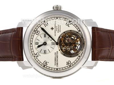 Vacheron Constantin Tourbillon Regulateur Manual Winding with White Dial