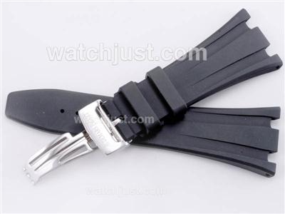 Audemars Piguet Rubber Strap with Deployment Buckle For 7750 Version