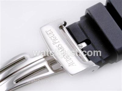 Audemars Piguet Rubber Strap with Deployment Buckle For 7750 Version