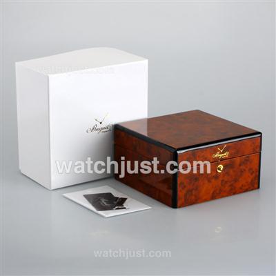 Breguet High Quality Dark Brown Wooden Box Set with Instruction Manual