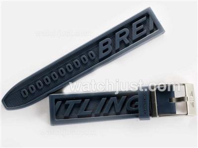 Breitling Blue Rubber Strap for Swiss Version 22MM