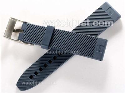 Breitling Blue Rubber Strap for Swiss Version 22MM