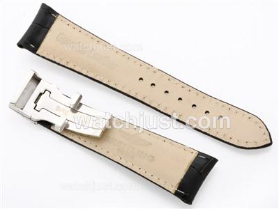 Breitling Leather Strap with Deployant Buckle - 24mm