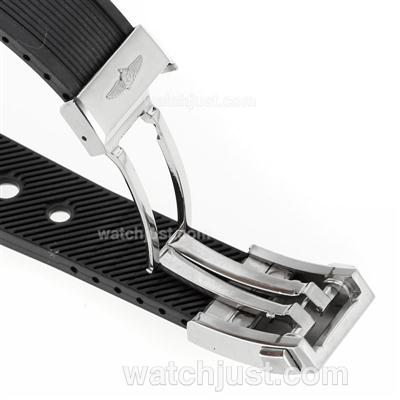 Breitling Rubber Strap with Deployment Buckle for Swiss Version
