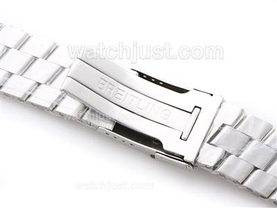 Breitling S/S Bracelet with Deployant Buckle For Skyland Avenger Model