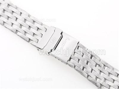 Breitling Stainless Steel Bracelet For Montbrilliant Datora 7751 Version-22mm