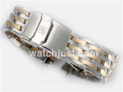 Breitling Two Tone Strap For 7750 Version