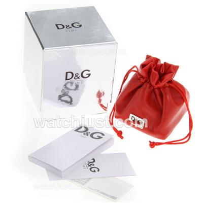 D&G High Quality Red Leather Bag Set with Instruction Manual