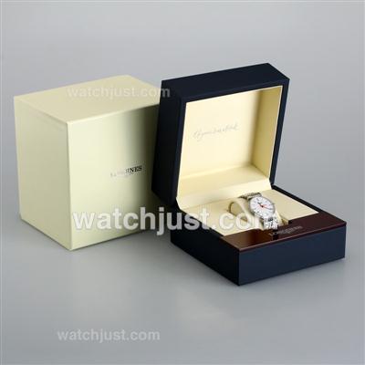 Longines High Quality Dark Blue Wooden Box Set with Guarantee