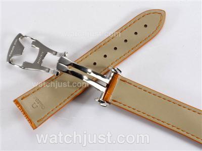 Omega Leather Strap with Deployment Buckle For Planet Ocean Swiss Version