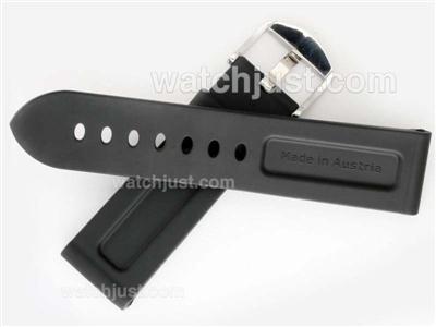Panerai Black Rubber Strap 24MM