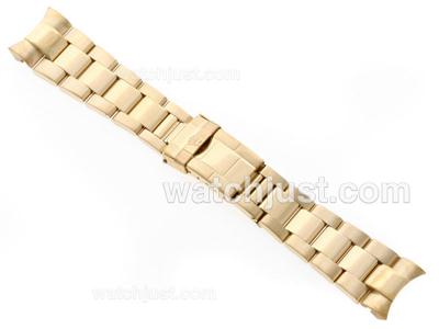 Rolex 18K Gold Plated Oyster Bracelet For Yatchmaster Model