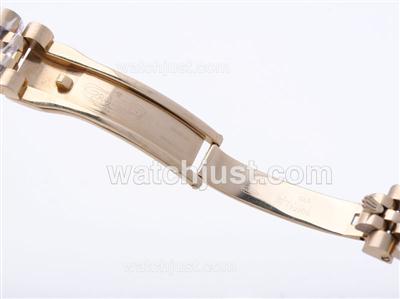 Rolex Full 18k Plated Gold Jubilee Strap