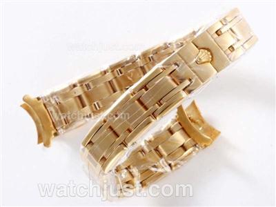 Rolex Masterpiece Full 18K Plated Gold Strap