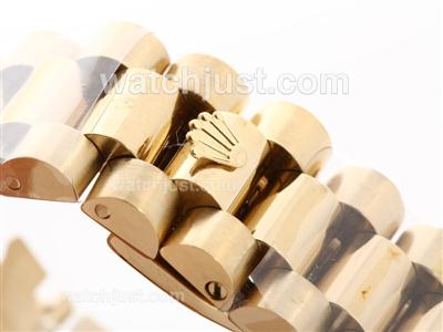 Rolex Presidential Bracelet With 18k Yellow Gold Plated