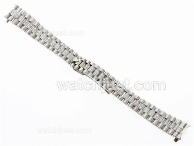 Rolex Stainless Steel Presidential Strap with Diamonds for Lady Size Version