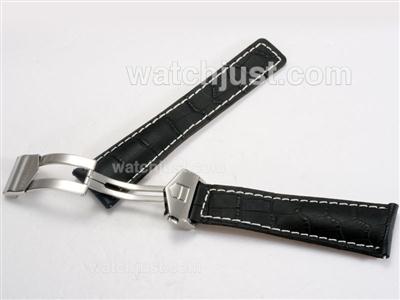 Tag Heuer Leather Strap with Deployment Buckle