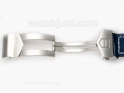 Tag Heuer Leather Strap with Deployment Buckle