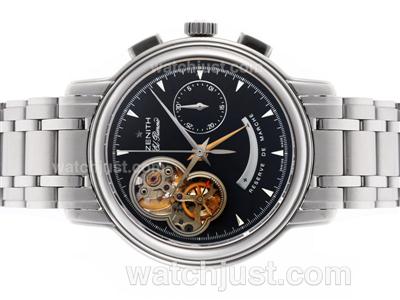 Zenith ChronoMaster Open XXT Lemania Movement Black Dial with Stick Markers S/S