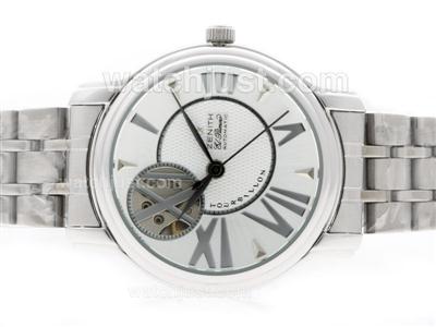 Zenith Classic Automatic Roman Markers with White Dial S/S-Lady Size