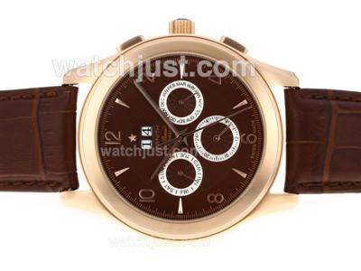 Zenith Classic Perpetual Calendar Automatic Rose Gold Case with Brown Dial and Strap