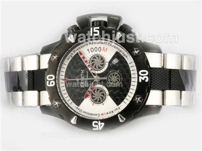 Zenith Defy Extreme Chrono Working Chronograph PVD Case with Black Carbon Fibre Style Dial