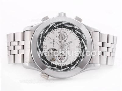 Zenith Grande Class Traveller Open Multicity Automatic with White Dial