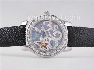 Zenith Star Open Sea Automatic Diamond Bezel with Blue MOP Dial-Lady Size
